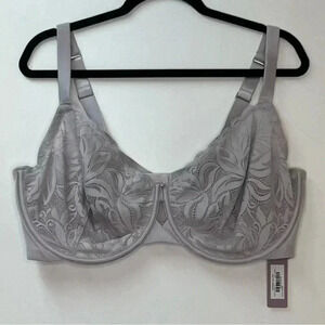 Bare Necessities Unlined Lace‎ Bra Plus Sz 44DD